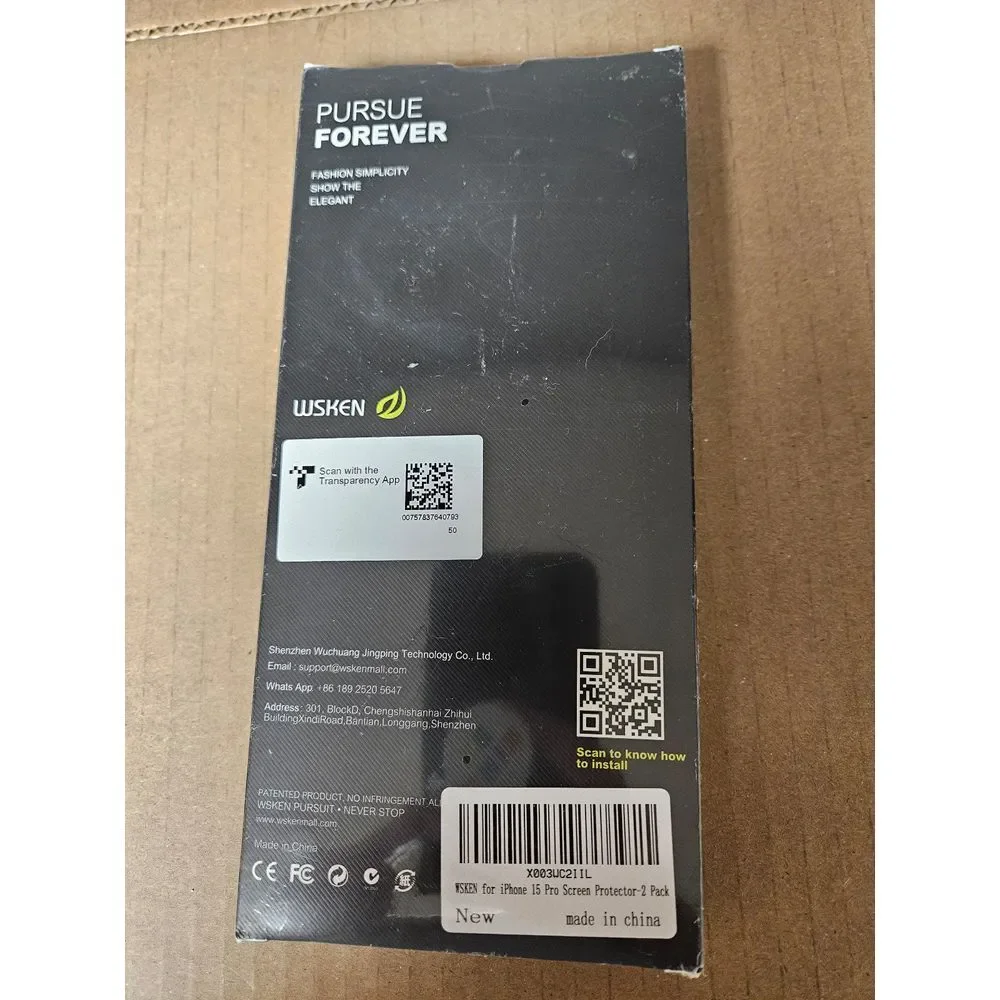 Iphone 15 Pro Two Screen‎ Protectors New